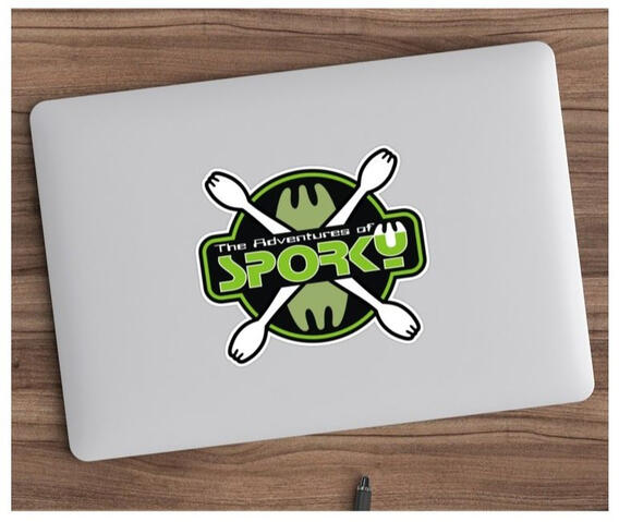 The Adventures of SPORKY sticker