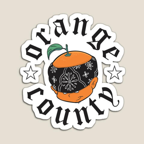Orange County Sinner - OG O.C. - sticker magnet